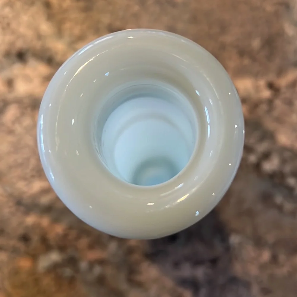 Super Cute Milk Glass Bottle